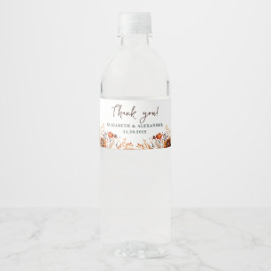 ETIQUETA PARA BOTELLA DE AGUA 