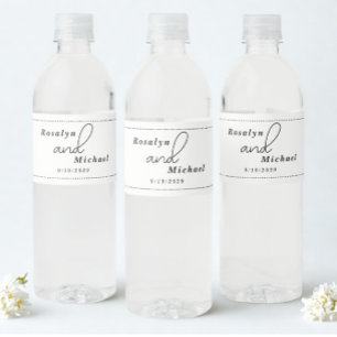 ETIQUETA PARA BOTELLA DE AGUA 