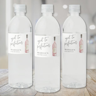 ETIQUETA PARA BOTELLA DE AGUA 