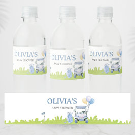 Etiqueta Para Botella De Agua A Little Putter Golf Baby Shower