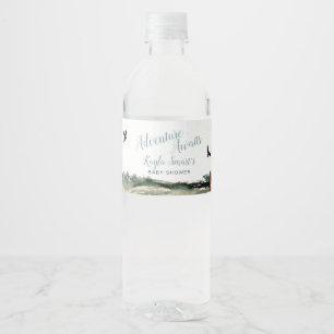 Etiqueta Para Botella De Agua Adventure Awaits