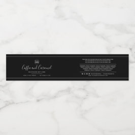 Etiqueta Para Botella De Agua Agregar etiqueta de producto de ingredientes de co