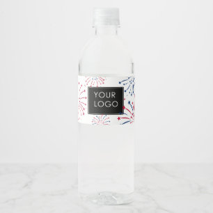Etiqueta Para Botella De Agua Agregar logotipo empresa comercial compañía 4 de j