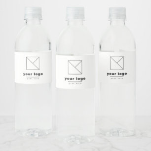 Etiqueta Para Botella De Agua Añadir cualquier color a la promoción del logotipo