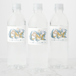 Etiqueta Para Botella De Agua Animales de Safari Cute Personalizados Primer Cump