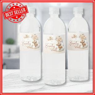 Etiqueta Para Botella De Agua Apenas Podemos Esperar Baby Shower