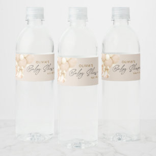 Etiqueta Para Botella De Agua Apenas Podemos Esperar Baby Shower Neutral