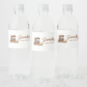 Etiqueta Para Botella De Agua Baby Coffee Baby Shower