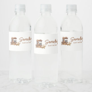 Etiqueta Para Botella De Agua Baby Coffee Baby Shower