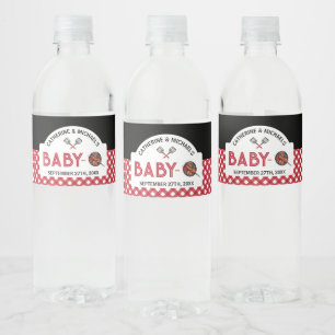 Etiqueta Para Botella De Agua Baby-Q BBQ Barbecue Baby Shower Favor
