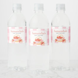 Etiqueta Para Botella De Agua Baby Shower de Apple of Our Eye