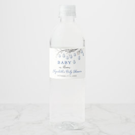 Etiqueta Para Botella De Agua Baby Shower de Easter Bunny Chinoiserie