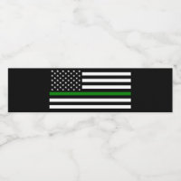 Bandera de la delgada línea verde: Veteranos milit