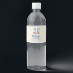 Etiqueta Para Botella De Agua Beaker & Test Tube Science Cumpleaños<br><div class="desc">Etiquetas de botellas de agua de evento con un lindo dibujo de un tubo de ensayo y un vaso de precipitado. Perfecto para los tipos científicos.</div>