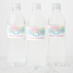 Del Unicornio botellas de agua | Zazzle.es