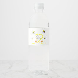 Etiqueta Para Botella De Agua Bee Baby Shower