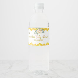 Etiqueta Para Botella De Agua Bee Baby Shower