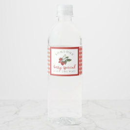 Etiqueta Para Botella De Agua Berry Special Baby Shower Water Bottle Label