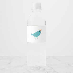 Etiqueta Para Botella De Agua Birdy