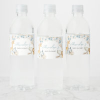 Blue Boho Floral Safari Baby Shower
