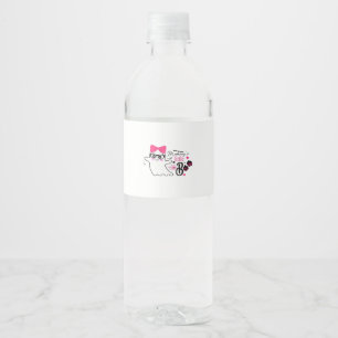 Etiqueta Para Botella De Agua Boo Halloween de mamá