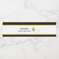 Bumble Bee Black and Gold Baby Shower