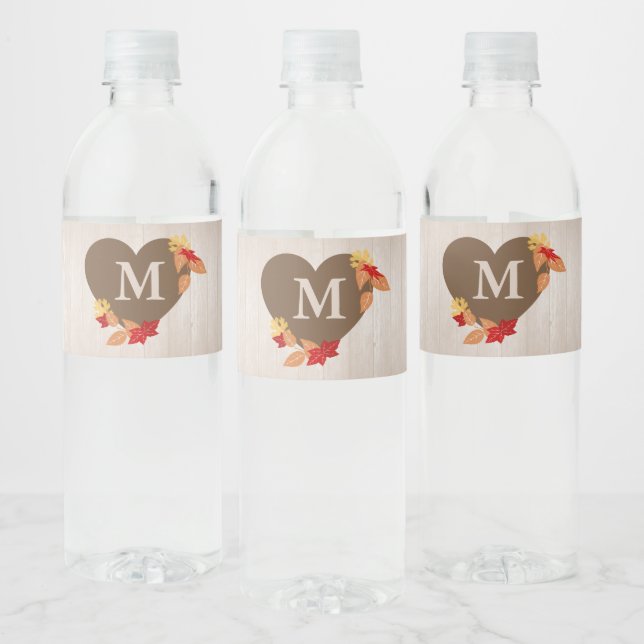 Etiqueta Para Botella De Agua Caída (Botellas)