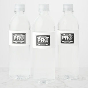 ETIQUETA PARA BOTELLA DE AGUA CAJA PRO