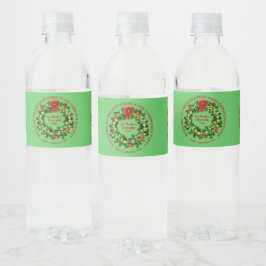 Etiqueta Para Botella De Agua Cambiar toda la organización del texto Fiesta de N