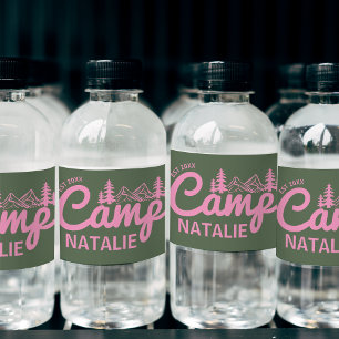 Etiqueta Para Botella De Agua Camineras personalizadas del partido Bachelorette
