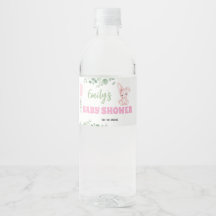 Chica de conejito personalizada para baby shower