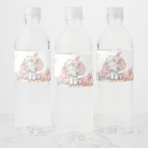 Chica Elefante Boho Rosa Baby Shower
