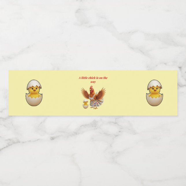 Etiqueta Para Botella De Agua Chico Rústico Estelar Baby shower (Etiqueta única)