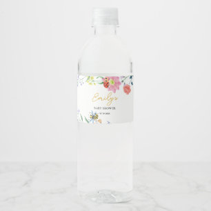 Etiqueta Para Botella De Agua Chorreada De Amor Personalizado Para Baby Shower