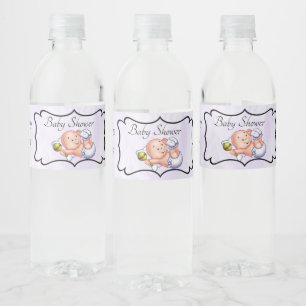 Etiqueta Para Botella De Agua Chorro Personalizado