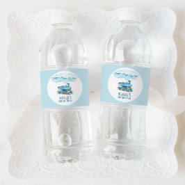 Etiqueta Para Botella De Agua Chugga Dos Choo Fiesta de segundo cumpleaños