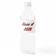 Clase de 2026 tipografía borgoña graduación
