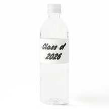 Clase de 2026 tipografía negra graduación