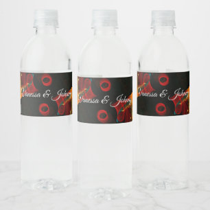 Etiqueta Para Botella De Agua Clásico Moderno Elegante Tendencia Patrón #903 Bod