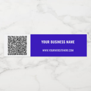 Etiqueta Para Botella De Agua Código QR Exploración Información Personalizado Et