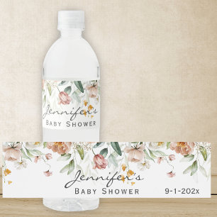 Etiqueta Para Botella De Agua Coloración de color de agua de la vida residual de