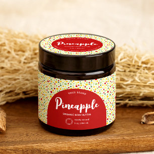 Etiqueta Para Botella De Agua Colorido Resumen de cosméticos Jar Envoltura alred