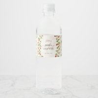 Corona de flores silvestres de fresa dulce roja pa