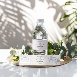 Etiqueta Para Botella De Agua Cowgirl Costera Soltera