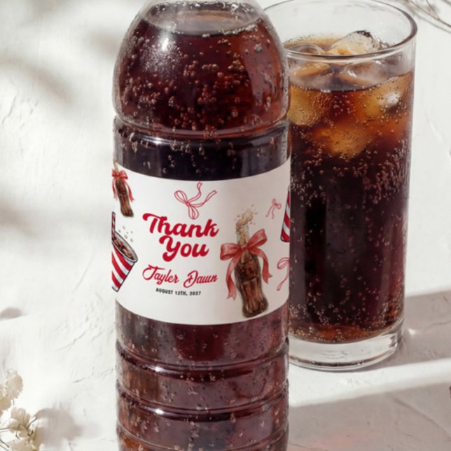 Etiqueta para Botella de Agua de Baby Shower Soda  (Subido por el creador)