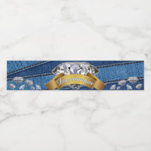 Denim & Diamantes| Blue Jean & Banner de Diamante