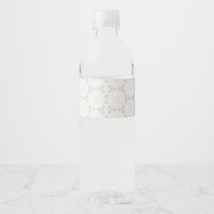 Etiqueta Para Botella De Agua Diseño de arte islámico elegante