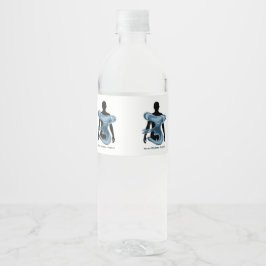 Etiqueta Para Botella De Agua Diseño de Eco-Conciencia para la Conservación del 