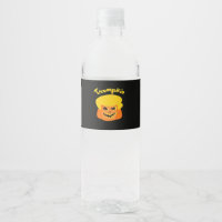 Diseño de la calabaza de Trumpkin Halloween - Lema