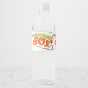 Etiqueta Para Botella De Agua Diseño de regalo de vacaciones festivas de Navidad